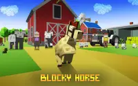 Blocky Horse Simulator Screen Shot 0