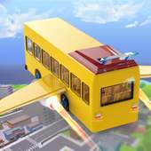 Futuristic Flying Bus Pilot