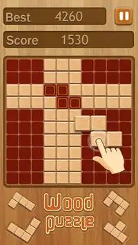 Lucky wooden block Puzzles - fun game to play Screen Shot 2