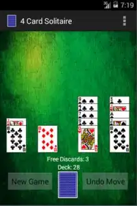 4 Card Solitaire Screen Shot 0