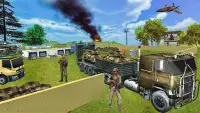 جيش شاحنة نقل ألعاب قيادة محاكاة Screen Shot 2
