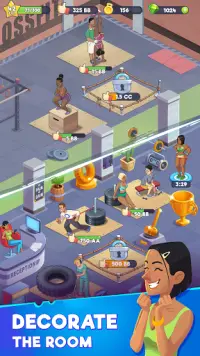 Gym Bunny - Idle clicker game Screen Shot 2
