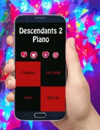 Descendants 2 : Piano Tiles Tap Screen Shot 0