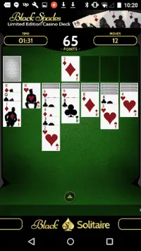 The Black Solitaire Game Screen Shot 0