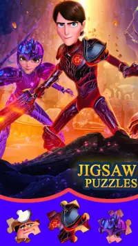 TrollHunters Tales of arcadia Jigsaw Puzzles Game Screen Shot 0