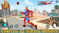 Spider Rope Man Hero Crimes 3D Screen Shot 5