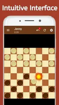 Pocket Checkers: Ultimate Dame Spiel Screen Shot 2