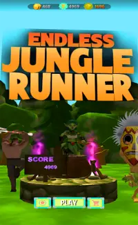 Endless Jungle Runner Screen Shot 0