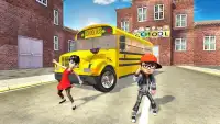 Crazy School Bus Transport Sim Screen Shot 13
