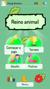 Reino animal Quiz Screen Shot 2