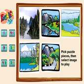 風景ジグソーパズルゲーム