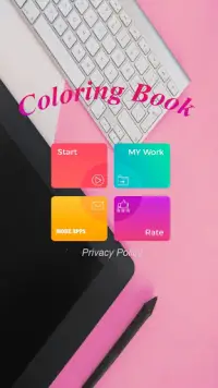 Toque para colorir - ícone de coloração engraçado Screen Shot 0