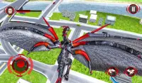 空飛ぶドラゴンロボット変換鉄ロボットヒーロー戦争 Screen Shot 9