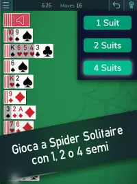 Spider Solitaire - Solitari gratis Screen Shot 11