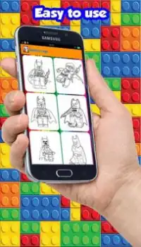 Coloring Pages for Lego Hero Screen Shot 3
