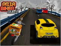 Pizza Delivery Bike Rider - 3D Racing Screen Shot 13