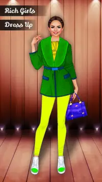 Rich Girls Stylish Shopping - Fashion Dress Up Screen Shot 2