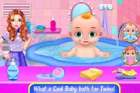 Niñera Daily Care Nursery-Twins Aseo de la vida Screen Shot 1