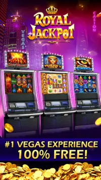 Royal Jackpot Casino - Free Las Vegas Slots Games Screen Shot 0