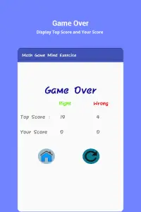 Math Game Mind Exercise - Mathematics Brain Games Screen Shot 3