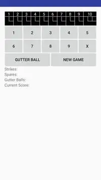 Free Bowling Score Calculator Screen Shot 0