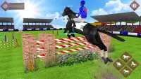 Jumping Horse Simulator : Derby Horse Race 3D Screen Shot 0