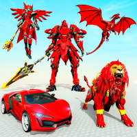 Royal Dragon Robot Car Transform Game