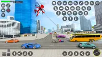Stickman Rope Hero:Spider Game Screen Shot 0
