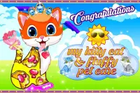 Kitty Cat Fluffy Cura Animali Screen Shot 4