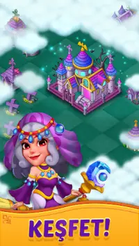 Merge Witches-Match Puzzles Screen Shot 2