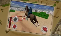 Jumping Horse Racing Simulator Screen Shot 1