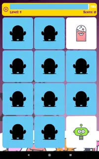 Monsters memory game for kids Screen Shot 9