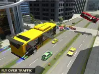 Flying Coach Bus Pilot 3D 2016 Screen Shot 18