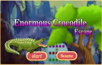 Free New Escape Game 66 Enormous Crocodile Escape Screen Shot 0