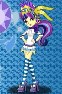 School Style MLPEG Dress Up Game with pony girls Screen Shot 4
