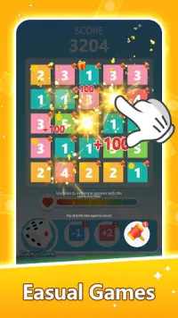 Lucky Merge Number - Make Money & Casual Game Screen Shot 1