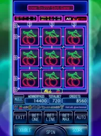 777 Fruit Neon Slot Machine Cherry Master Screen Shot 10