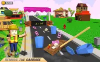 straat schoonmaker - vuilnisman spel Screen Shot 12