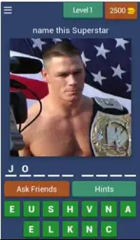 wrestlers names quiz game Screen Shot 0