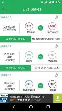 IPL Season 9 - Live Score Screen Shot 2