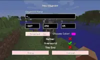 Waypoints voor Minecraft PE Screen Shot 0