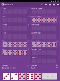 Simple Dice Free Screen Shot 7