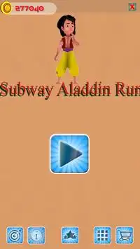 Subway Aladdin Run Screen Shot 0