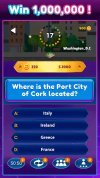 Juegos millonario: Trivia Quiz Screen Shot 8