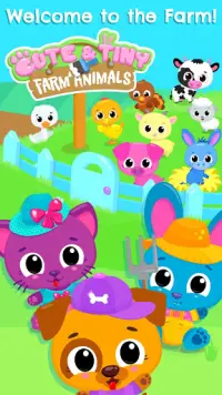 Cute & Tiny Farm Animals - Baby Pet Village Screen Shot 1