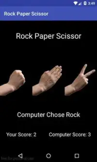 Rock Paper Scissor! Screen Shot 1