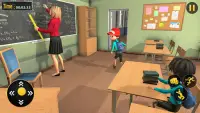 Hello Scary Crazy Teacher 3D - Baldi's Basics Game Screen Shot 1