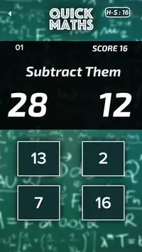 Quick Maths Screen Shot 1