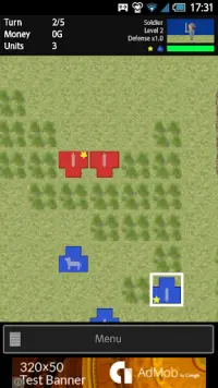 Tactical land : Turn-based strategy war game Screen Shot 0