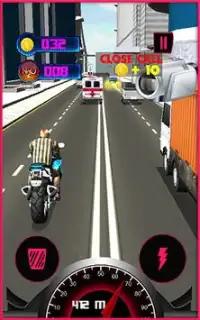 Rush Moto racer ruchu Screen Shot 1